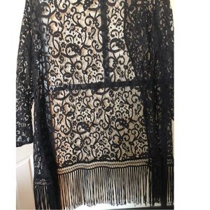 2/$20 🛍 H&M • Lace Button Up Cardigan • sz 8